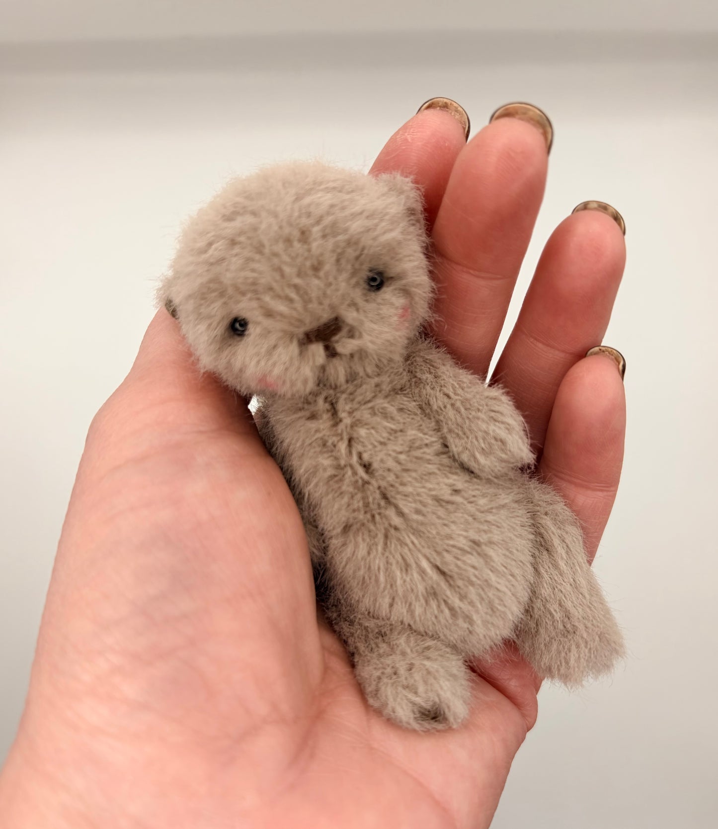 Miniature 4” Soft Plush Bear (Otter Face)