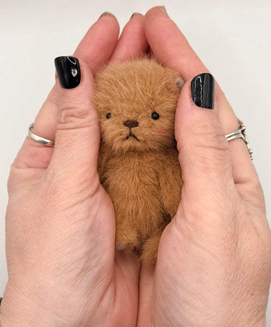 Miniature 4” Soft Plush Bear (Otter Face)