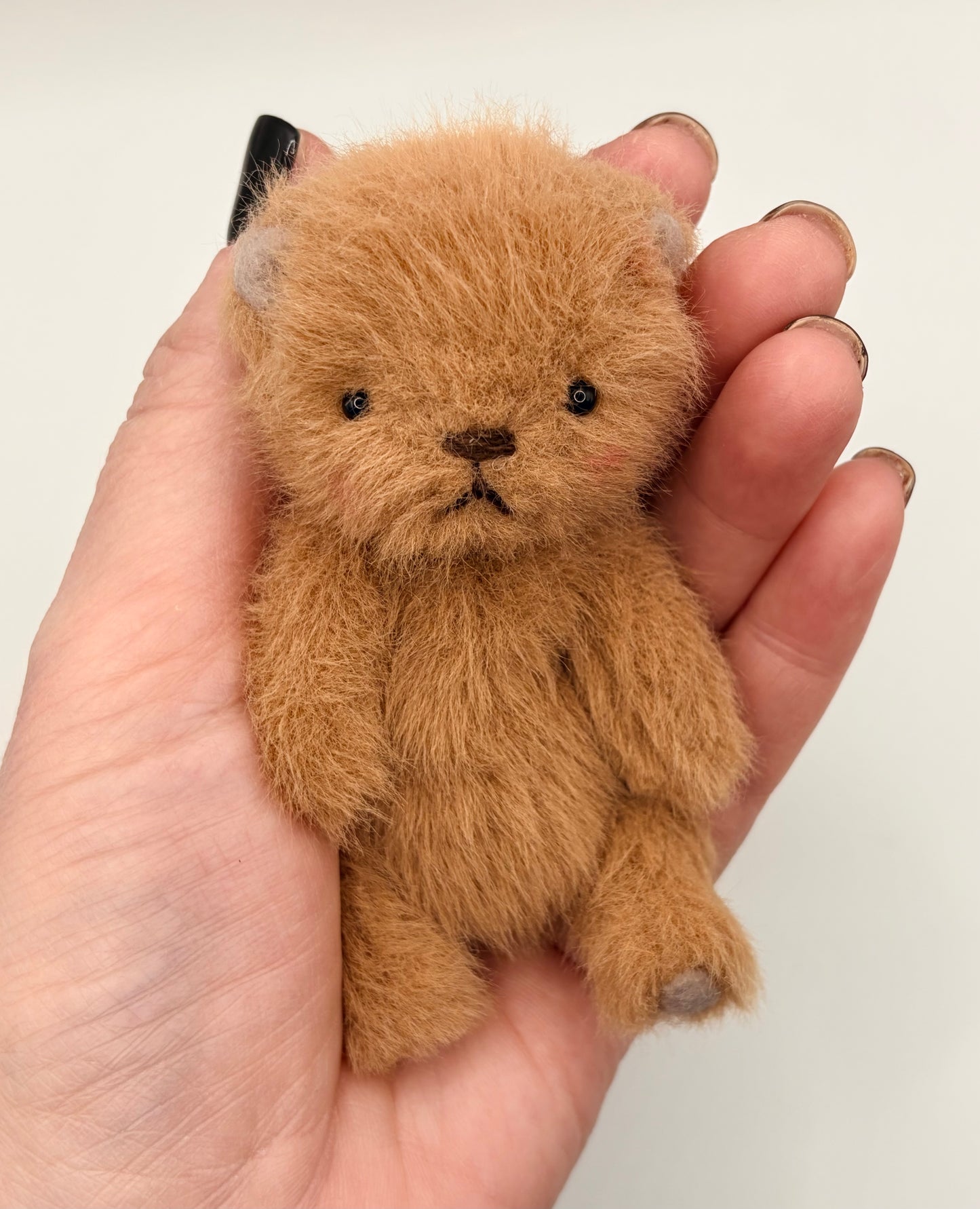 Miniature 4” Soft Plush Bear (Otter Face)