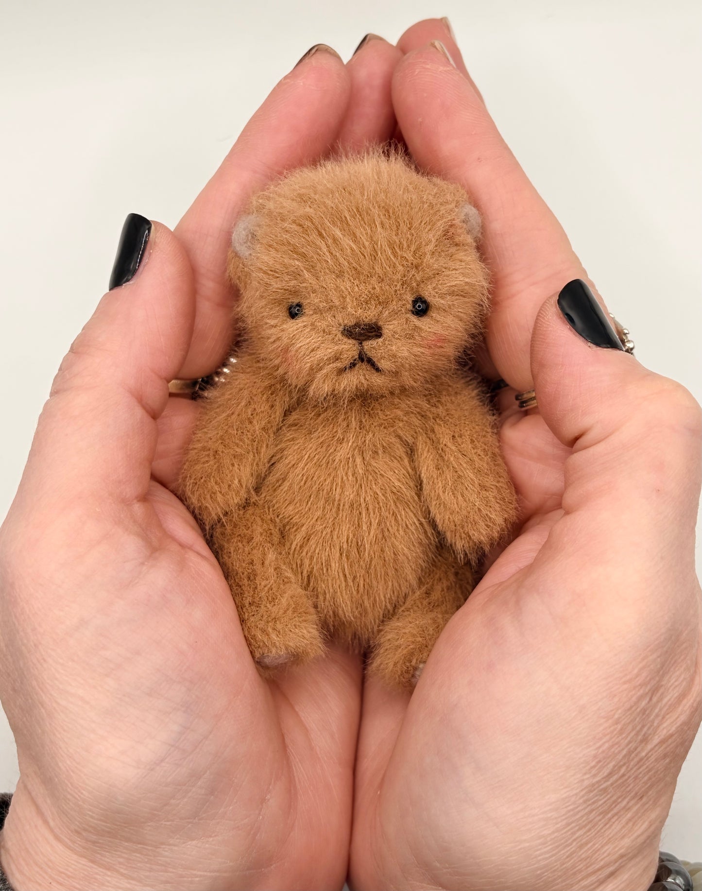 Miniature 4” Soft Plush Bear (Otter Face)