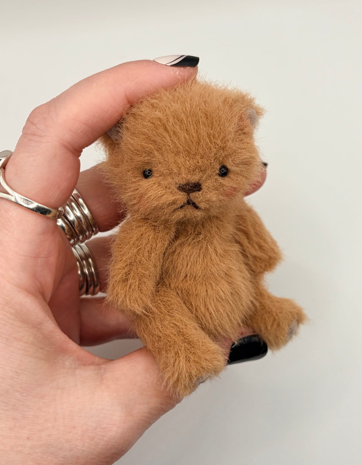 Miniature 4” Soft Plush Bear (Otter Face)