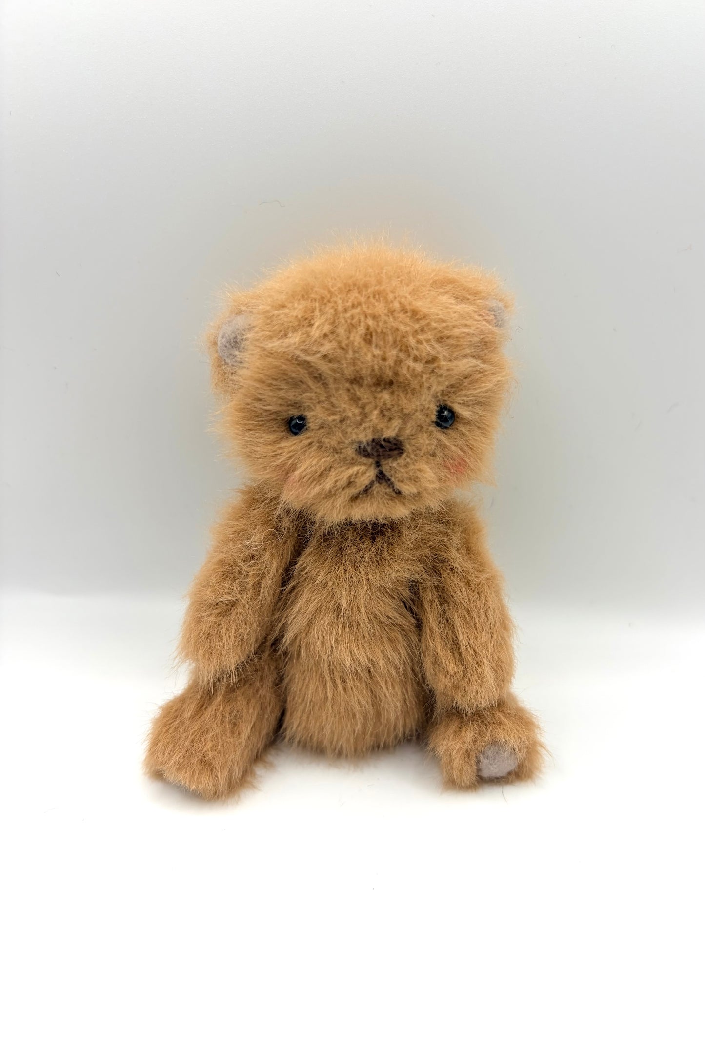 Miniature 4” Soft Plush Bear (Otter Face)