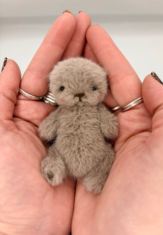 Miniature 4” Soft Plush Bear (Otter Face)