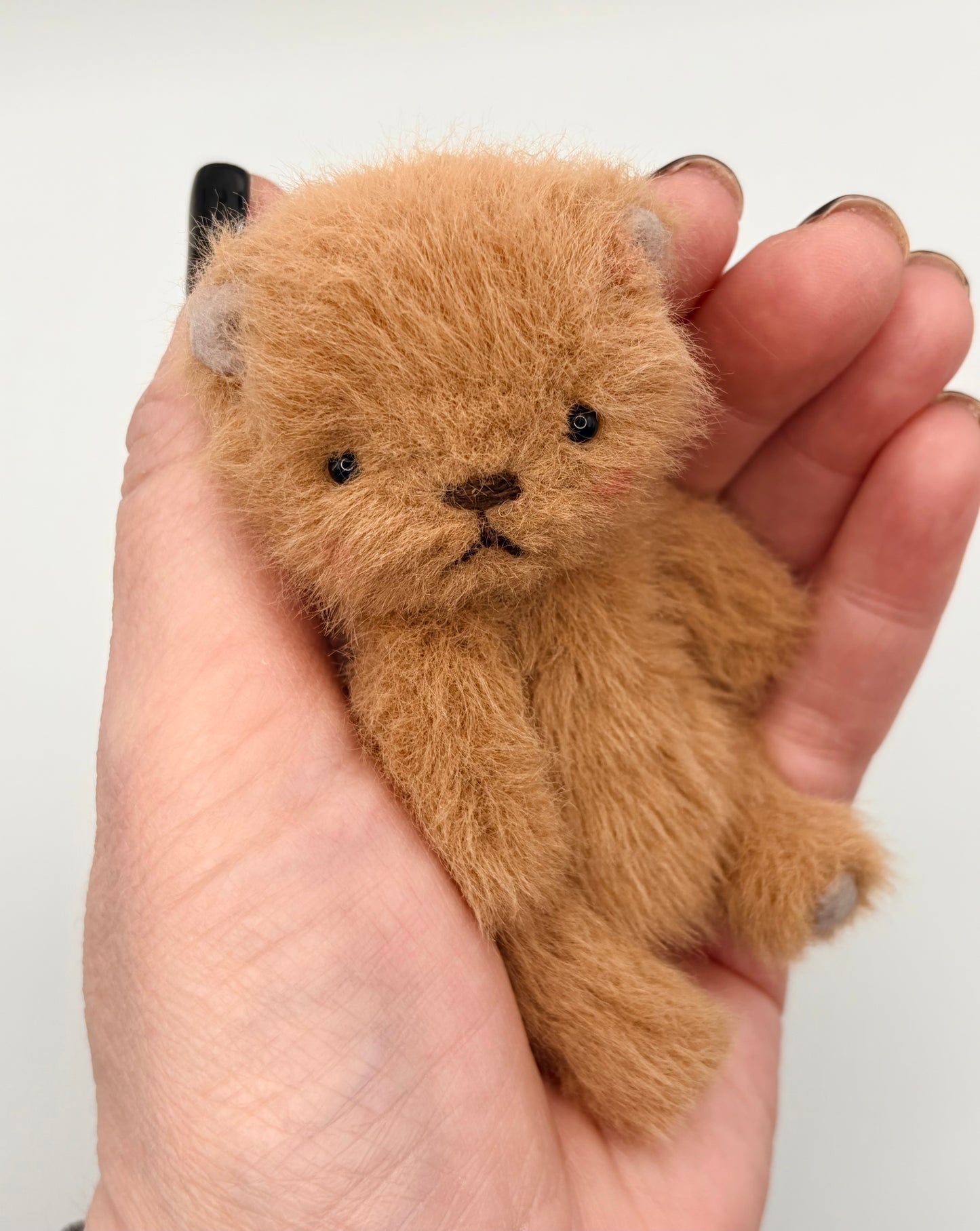 Miniature 4” Soft Plush Bear (Otter Face)