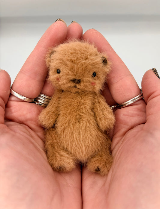 Miniature 4” Soft Plush Bear (Otter Face)